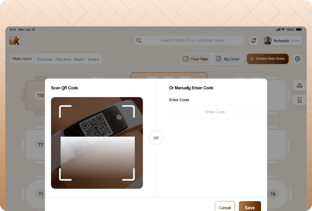 QR & Wristband System